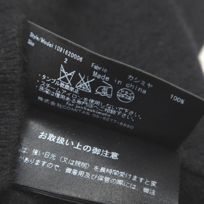 【中古】ジュンハシモト junhashimoto カシミヤ タートルネック プルオーバーニット ブラック【サイズ2】【 状態ランクB 】【 メンズ 】