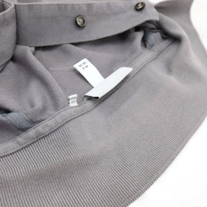 【中古】ラコステ LACOSTE コットン 鹿の子 半袖ポロシャツ グレー系【サイズ2】【 状態ランクC 】【 メンズ 】