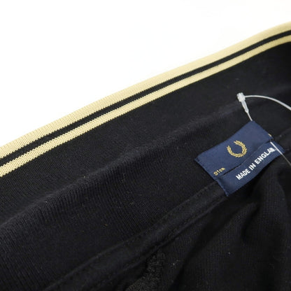 【中古】フレッドペリー FRED PERRY コットン 鹿の子 半袖ポロシャツ ブラック【サイズ36】【 状態ランクC 】【 メンズ 】