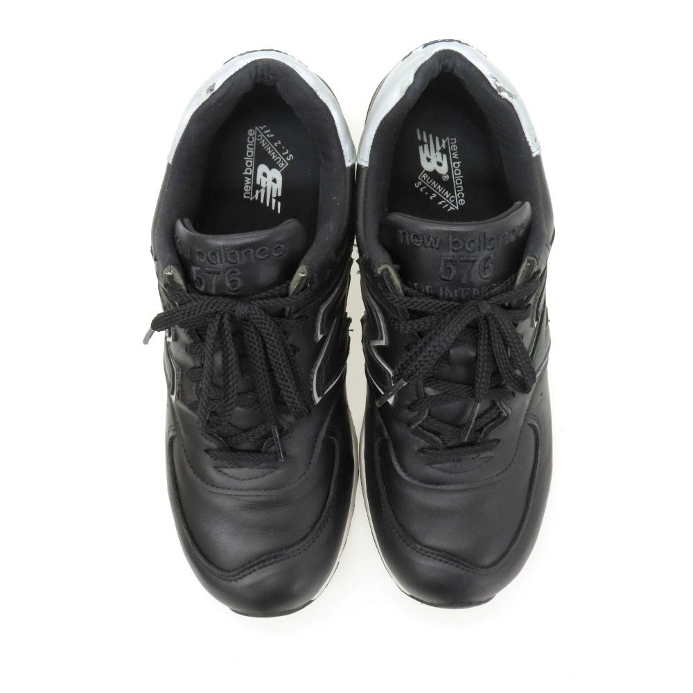 【中古】ニューバランス NEW BALANCE M576KKL MADE IN ENGLAND スニーカー ブラック【サイズ7 1/2】【 状態ランクC 】【 メンズ 】