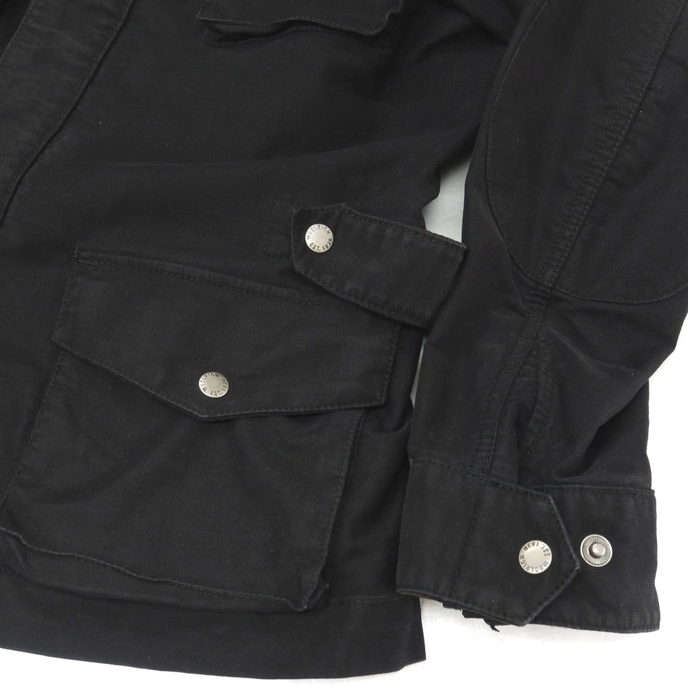 【中古】ウールリッチ WOOLRICH コットン フィールドジャケット ブラック【サイズS】【 状態ランクC 】【 メンズ 】