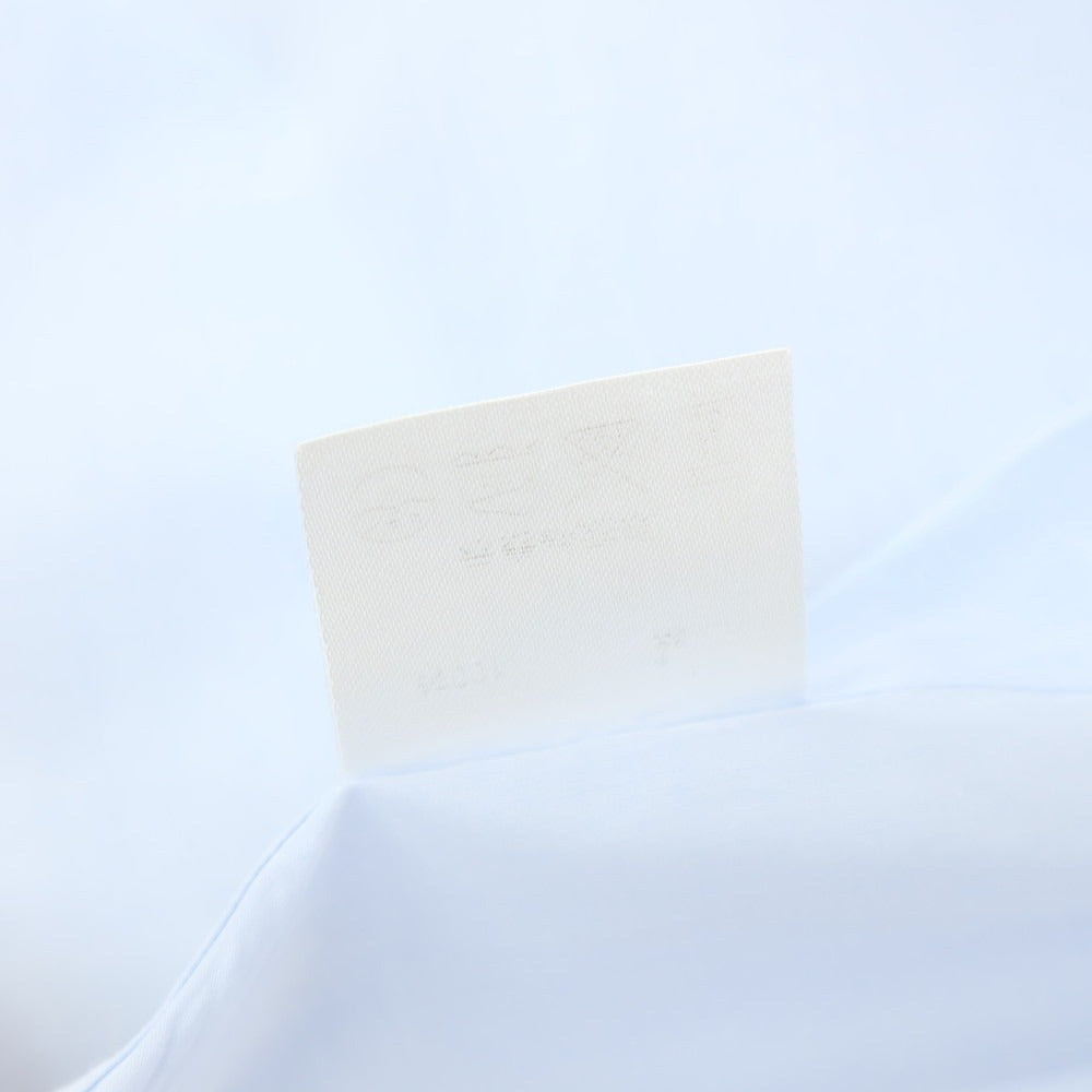 【中古】マリアサンタンジェロ Maria Santangelo コットン系 セミワイドカラー ドレスシャツ ライトブルー【サイズ38】【 状態ランクC 】【 メンズ 】