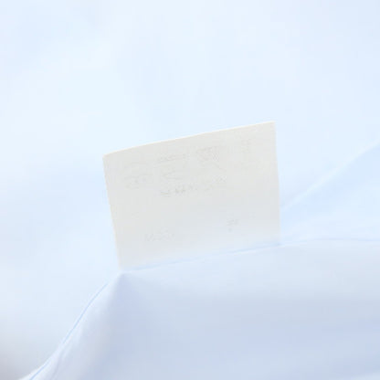 【中古】マリアサンタンジェロ Maria Santangelo コットン系 セミワイドカラー ドレスシャツ ライトブルー【サイズ38】【 状態ランクC 】【 メンズ 】