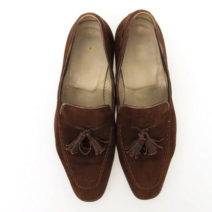 【中古】フェランテ FERRANTE スエード ローファー ブラウン【サイズ6】【 状態ランクC 】【 メンズ 】