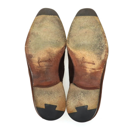 【中古】フェランテ FERRANTE スエード ローファー ブラウン【サイズ6】【 状態ランクC 】【 メンズ 】