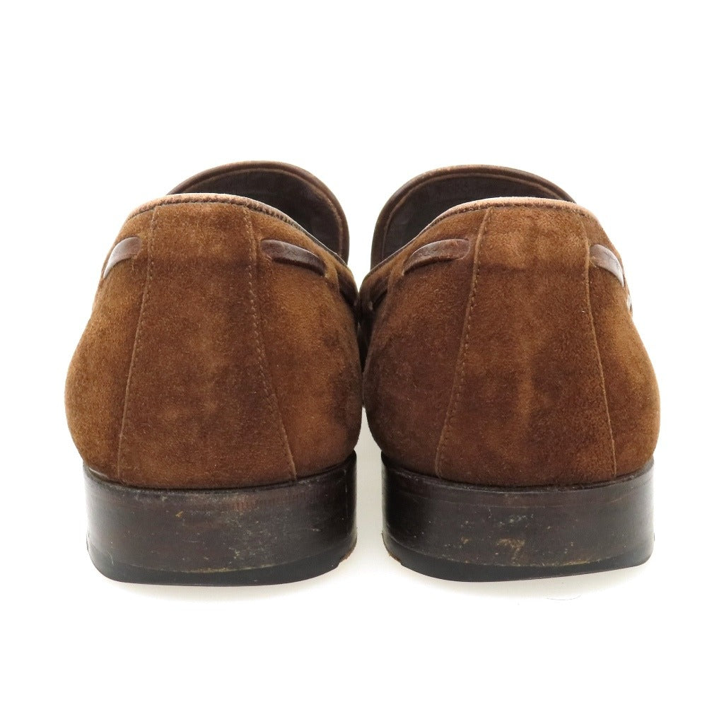 【中古】フェランテ FERRANTE スエード ローファー ブラウン【サイズ6】【 状態ランクC 】【 メンズ 】