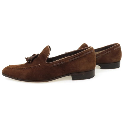 【中古】フェランテ FERRANTE スエード ローファー ブラウン【サイズ6】【 状態ランクC 】【 メンズ 】