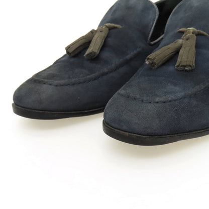 【中古】フェランテ FERRANTE スエード ローファー ネイビー【サイズ6】【 状態ランクC 】【 メンズ 】