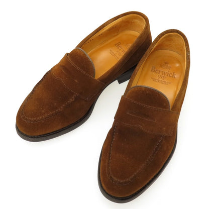 【中古】バーウィック BERWICK スエード ローファー ブラウン【サイズ6 1/2】【 状態ランクB 】【 メンズ 】