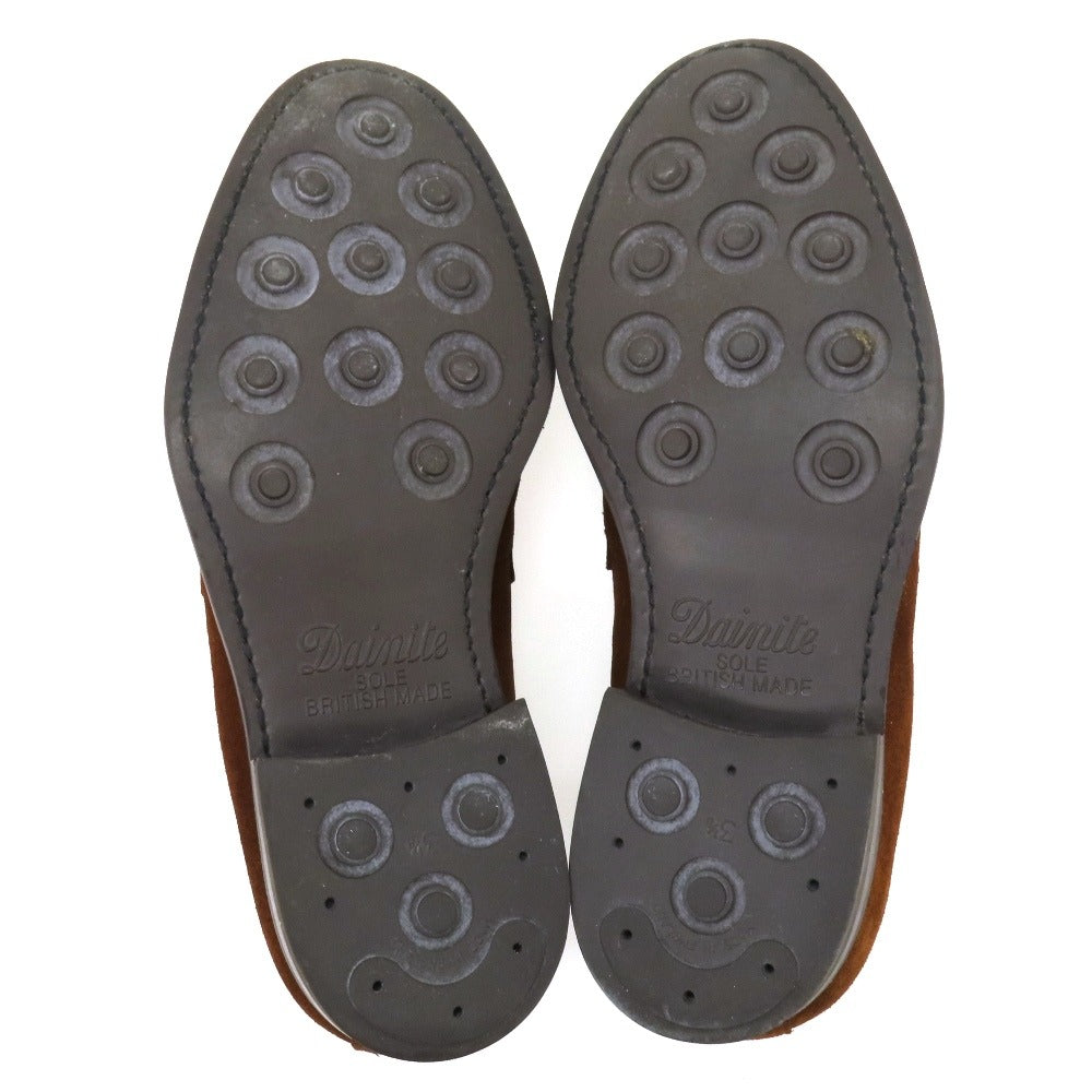 【中古】バーウィック BERWICK スエード ローファー ブラウン【サイズ6 1/2】【 状態ランクB 】【 メンズ 】