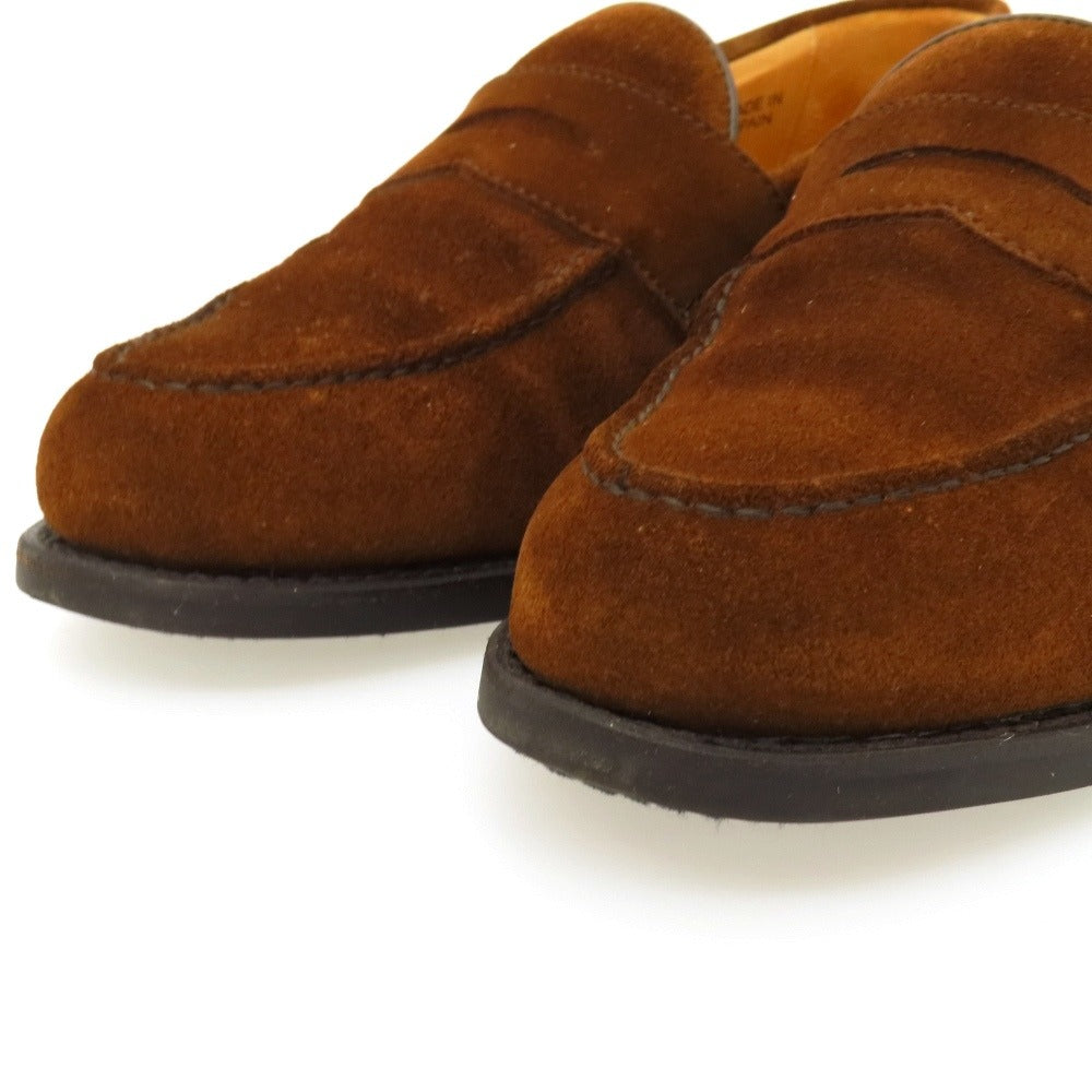 【中古】バーウィック BERWICK スエード ローファー ブラウン【サイズ6 1/2】【 状態ランクB 】【 メンズ 】
