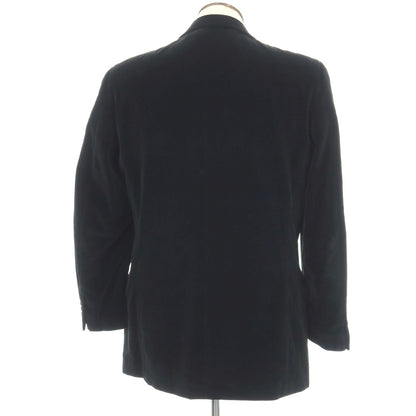 【中古】エルメネジルド ゼニア ソフト Ermenegildo Zegna soft コットン 3つボタン カジュアルジャケット ブラック【サイズ50】【 状態ランクC 】【 メンズ 】