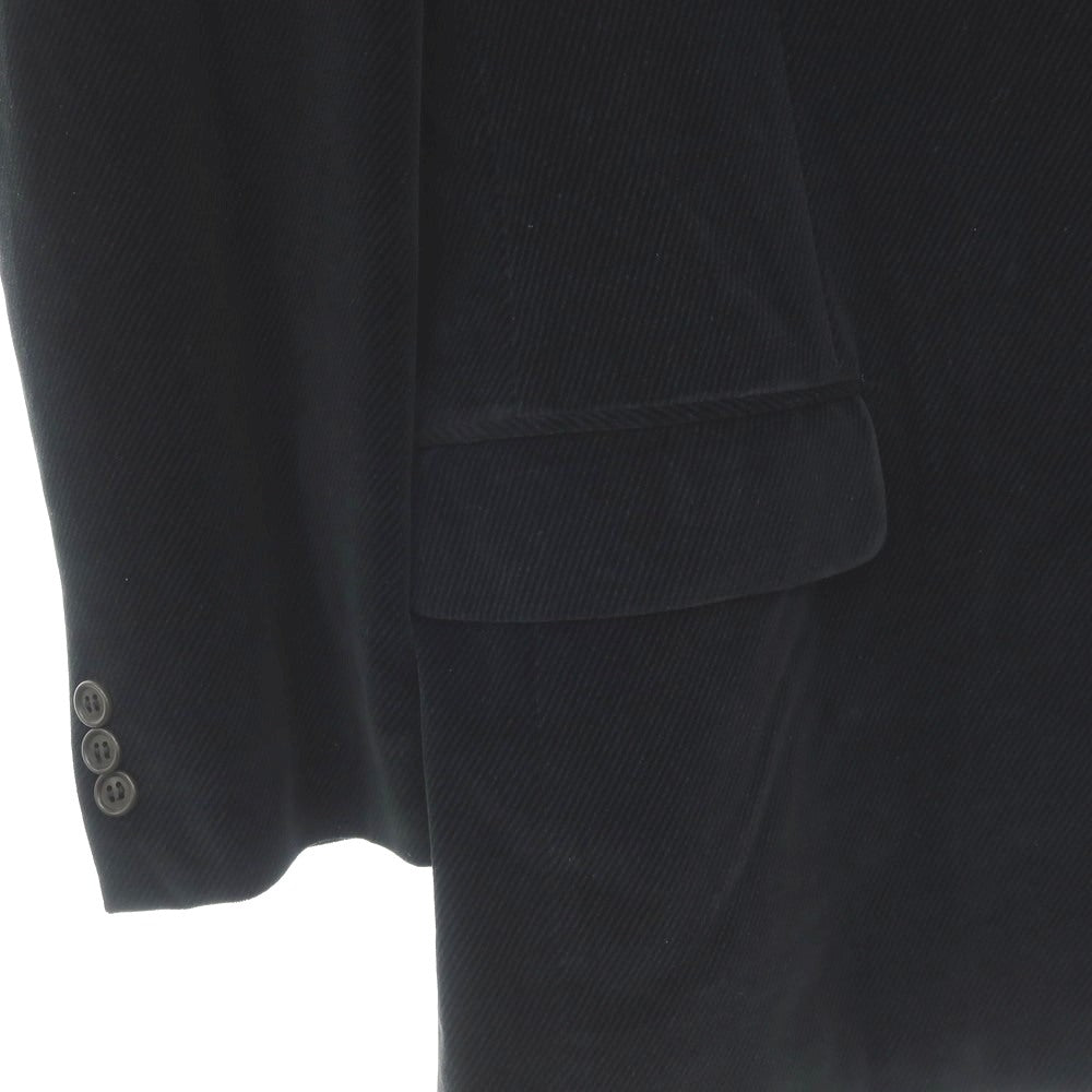【中古】エルメネジルド ゼニア ソフト Ermenegildo Zegna soft コットン 3つボタン カジュアルジャケット ブラック【サイズ50】【 状態ランクC 】【 メンズ 】