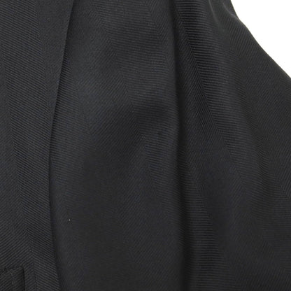 【中古】エルメネジルドゼニア Ermenegildo Zegna ウールシルク ヘリンボーン 3B テーラードジャケット ブラック【サイズ50】【 状態ランクB 】【 メンズ 】