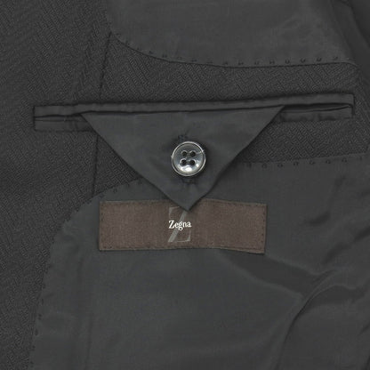 【中古】ジーゼニア Z Zegna ウール 2つボタン テーラードジャケット ブラック【サイズ50】【 状態ランクB 】【 メンズ 】