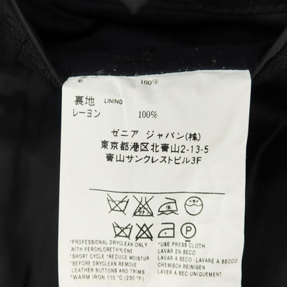 【中古】ジーゼニア Z Zegna ウール 2つボタン テーラードジャケット ブラック【サイズ50】【 状態ランクB 】【 メンズ 】