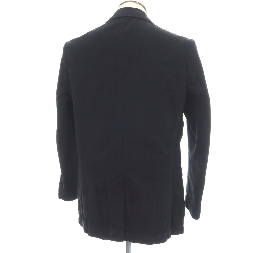【中古】ジーゼニア Z Zegna コットン 2つボタン カジュアルジャケット ブラック【サイズ50】【 状態ランクC 】【 メンズ 】