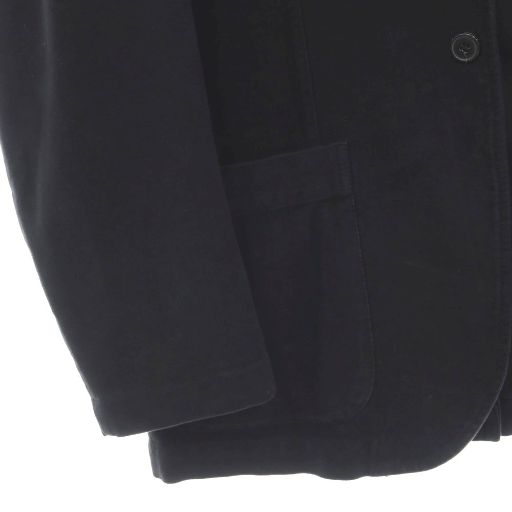 【中古】ジーゼニア Z Zegna コットン 2つボタン カジュアルジャケット ブラック【サイズ50】【 状態ランクC 】【 メンズ 】