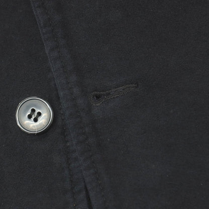 【中古】ジーゼニア Z Zegna コットン 2つボタン カジュアルジャケット ブラック【サイズ50】【 状態ランクC 】【 メンズ 】