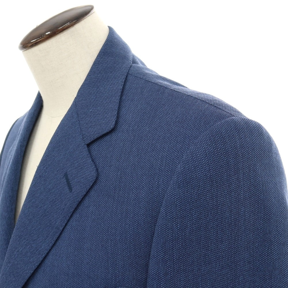 【中古】エルメネジルドゼニア Ermenegildo Zegna ウール 3B テーラードジャケット ブルー【サイズ50】【 状態ランクB 】【 メンズ 】