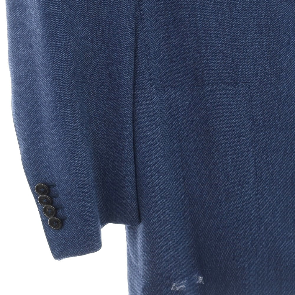 【中古】エルメネジルドゼニア Ermenegildo Zegna ウール 3B テーラードジャケット ブルー【サイズ50】【 状態ランクB 】【 メンズ 】