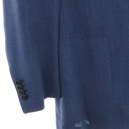 【中古】エルメネジルドゼニア Ermenegildo Zegna ウール 3B テーラードジャケット ブルー【サイズ50】【 状態ランクB 】【 メンズ 】