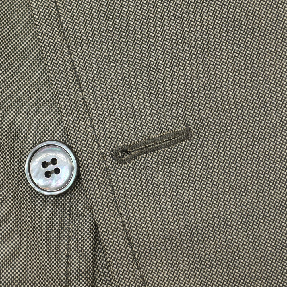 【中古】ジーゼニア Z Zegna ウールシルク 2B テーラードジャケット ライトグレージュxチャコール【サイズ50 R】【 状態ランクB 】【 メンズ 】