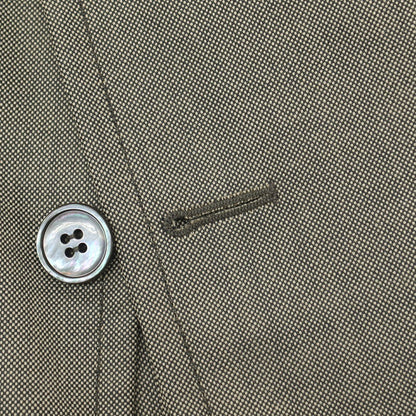 【中古】ジーゼニア Z Zegna ウールシルク 2B テーラードジャケット ライトグレージュxチャコール【サイズ50 R】【 状態ランクB 】【 メンズ 】