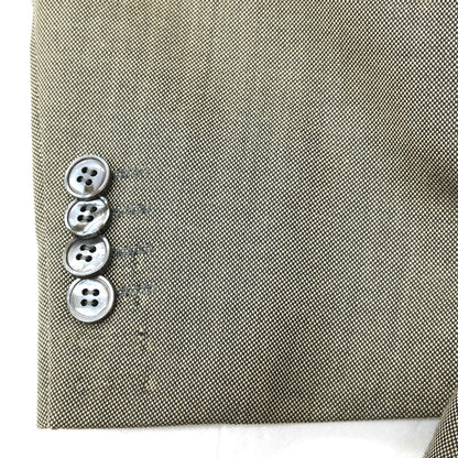 【中古】ジーゼニア Z Zegna ウールシルク 2B テーラードジャケット ライトグレージュxチャコール【サイズ50 R】【 状態ランクB 】【 メンズ 】
