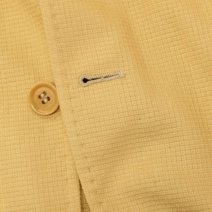 【中古】エルメネジルド ゼニア ソフト Ermenegildo Zegna soft コットン 3B カジュアルジャケット イエロー【サイズ50】【 状態ランクB 】【 メンズ 】