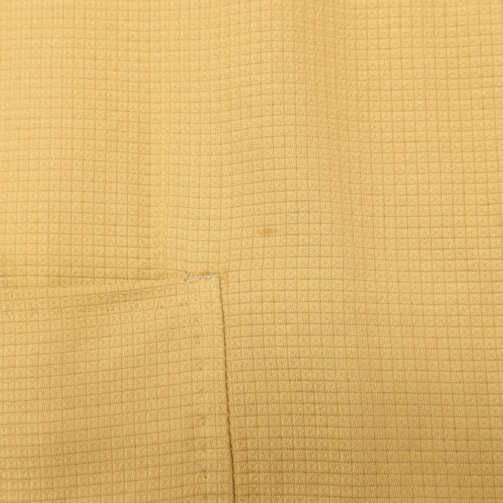 【中古】エルメネジルド ゼニア ソフト Ermenegildo Zegna soft コットン 3B カジュアルジャケット イエロー【サイズ50】【 状態ランクB 】【 メンズ 】