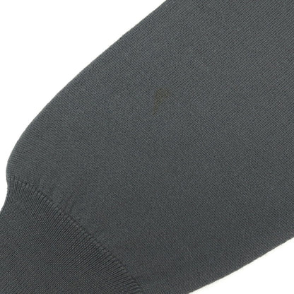 【中古】エルメネジルドゼニア Ermenegildo Zegna ウール モックネック プルオーバーニット ダークグレー【サイズ52/L】【 状態ランクB 】【 メンズ 】