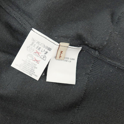 【中古】エルメネジルドゼニア Ermenegildo Zegna ウール モックネック プルオーバーニット ダークグレー【サイズ52/L】【 状態ランクB 】【 メンズ 】