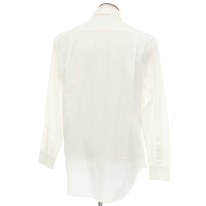 【中古】エルメネジルドゼニア Ermenegildo Zegna コットン レギュラーカラー ドレスシャツ ホワイト【サイズ41】【 状態ランクB 】【 メンズ 】