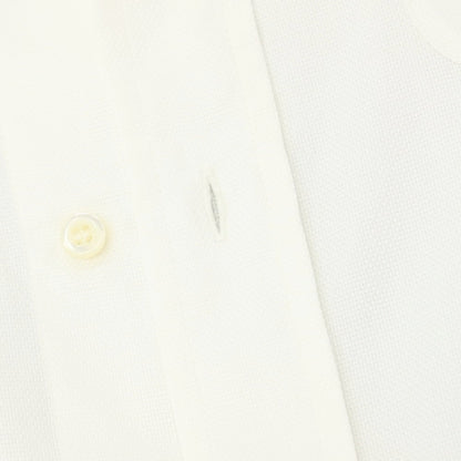 【中古】エルメネジルドゼニア Ermenegildo Zegna コットン レギュラーカラー ドレスシャツ ホワイト【サイズ41】【 状態ランクB 】【 メンズ 】