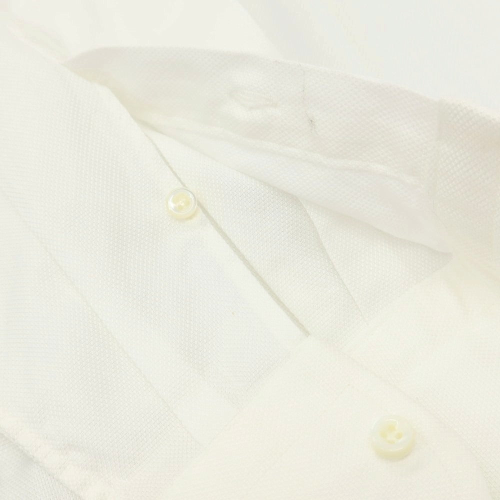 【中古】エルメネジルドゼニア Ermenegildo Zegna コットン レギュラーカラー ドレスシャツ ホワイト【サイズ41】【 状態ランクB 】【 メンズ 】