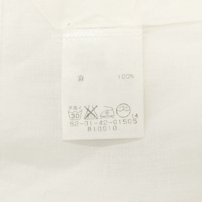 【中古】オリアン ORIAN TOMORROWLAND別注 リネン ボタンダウン ドレスシャツ ホワイト【サイズ41】【 状態ランクC 】【 メンズ 】
