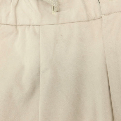 【中古】ヘルノ Herno Resort ポリエステルポリウレタン フェイク エコスエード テーパード イージーパンツ ライトベージュ【サイズM】【 状態ランクB 】【 メンズ 】