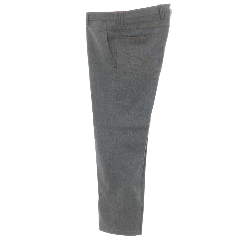 【中古】ピーティーゼロウーノ PT01 HALF BREED ストレッチ ウール 5ポケットパンツ グレー【サイズ52】【 状態ランクC 】【 メンズ 】