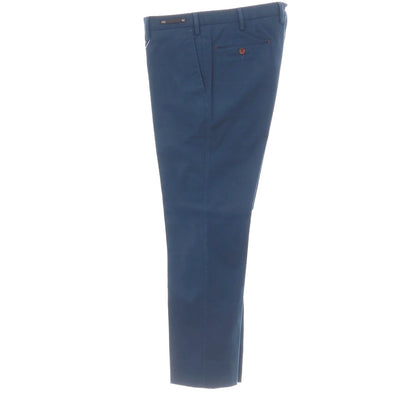 【中古】ピーティーゼロウーノ PT01 Paisley Chino ストレッチ コットン カジュアルスラックスパンツ ダックブルー【サイズ52】【 状態ランクC 】【 メンズ 】