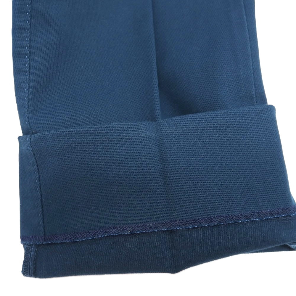 【中古】ピーティーゼロウーノ PT01 Paisley Chino ストレッチ コットン カジュアルスラックスパンツ ダックブルー【サイズ52】【 状態ランクC 】【 メンズ 】