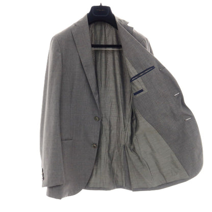 【中古】ボリオリ BOGLIOLI DOVER ウール 3つボタンスーツ グレー【サイズ44】【 状態ランクC 】【 メンズ 】