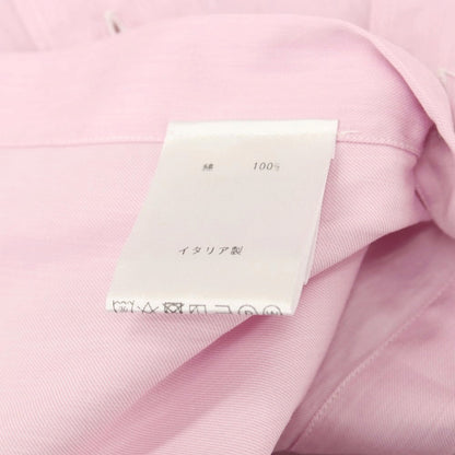 【中古】フィナモレ Finamore コットン ホリゾンタルカラー カジュアルシャツ ピンク【サイズ39】【 状態ランクA 】【 メンズ 】