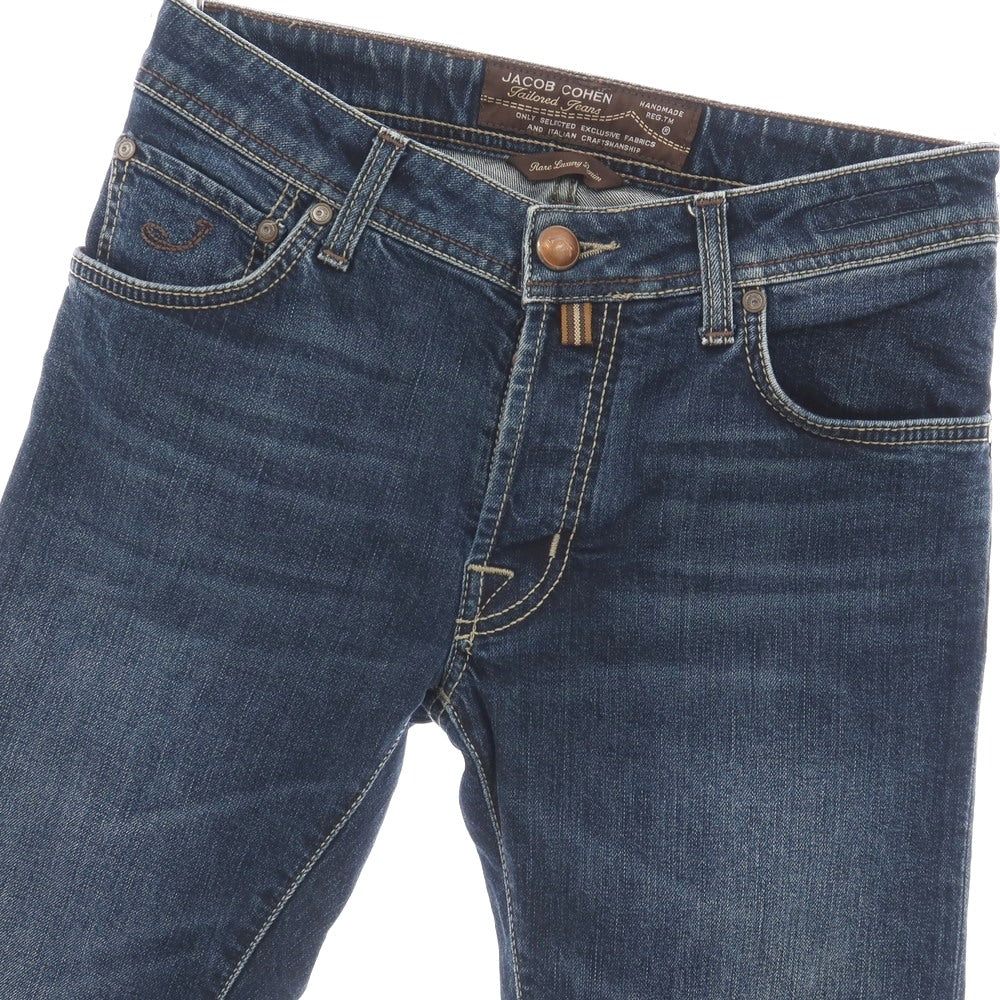 【中古】ヤコブコーエン JACOB COHEN PW622 ストレッチ コットン デニムパンツ ジーンズ ネイビー【サイズ30】【 状態ランクB 】【 メンズ 】