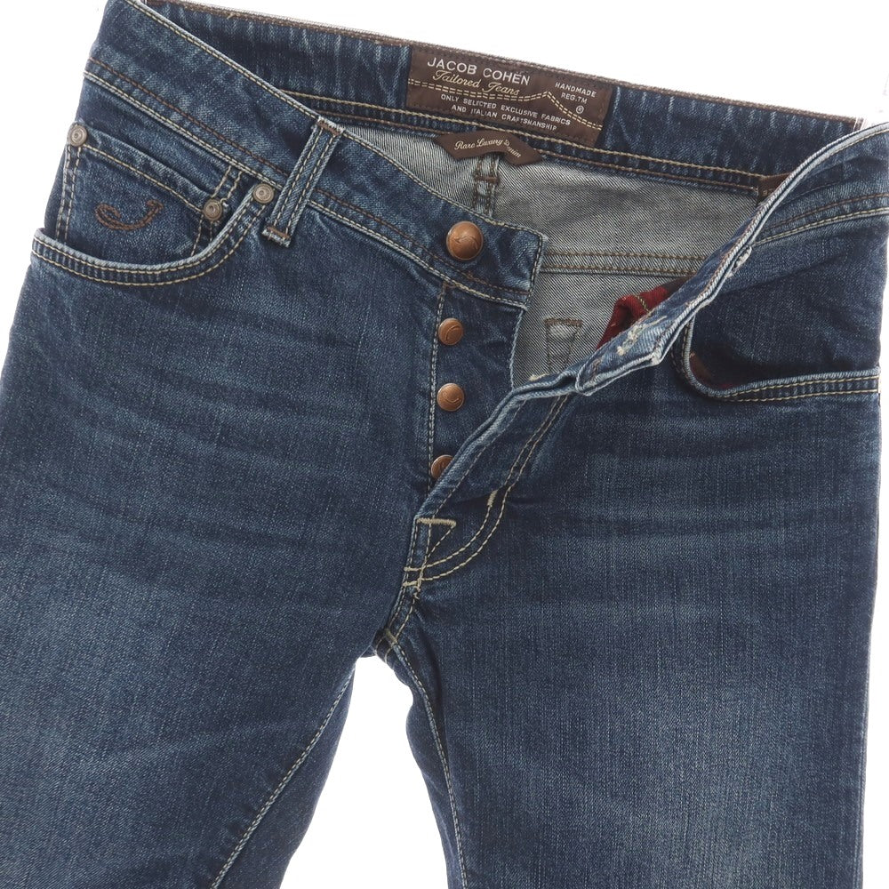 【中古】ヤコブコーエン JACOB COHEN PW622 ストレッチ コットン デニムパンツ ジーンズ ネイビー【サイズ30】【 状態ランクB 】【 メンズ 】