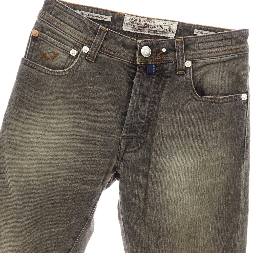 【中古】ヤコブコーエン JACOB COHEN J688 ストレッチ コットン デニムパンツ ジーンズ ウォームグレー【サイズ30】【 状態ランクB 】【 メンズ 】