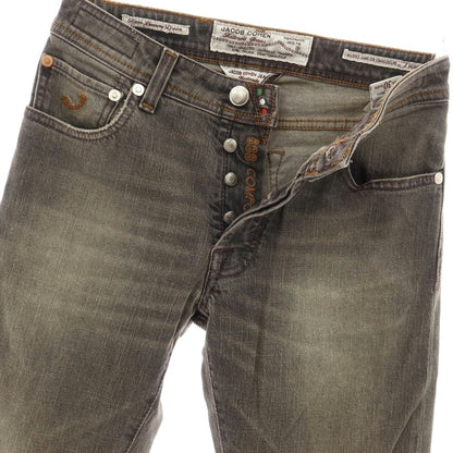【中古】ヤコブコーエン JACOB COHEN J688 ストレッチ コットン デニムパンツ ジーンズ ウォームグレー【サイズ30】【 状態ランクB 】【 メンズ 】