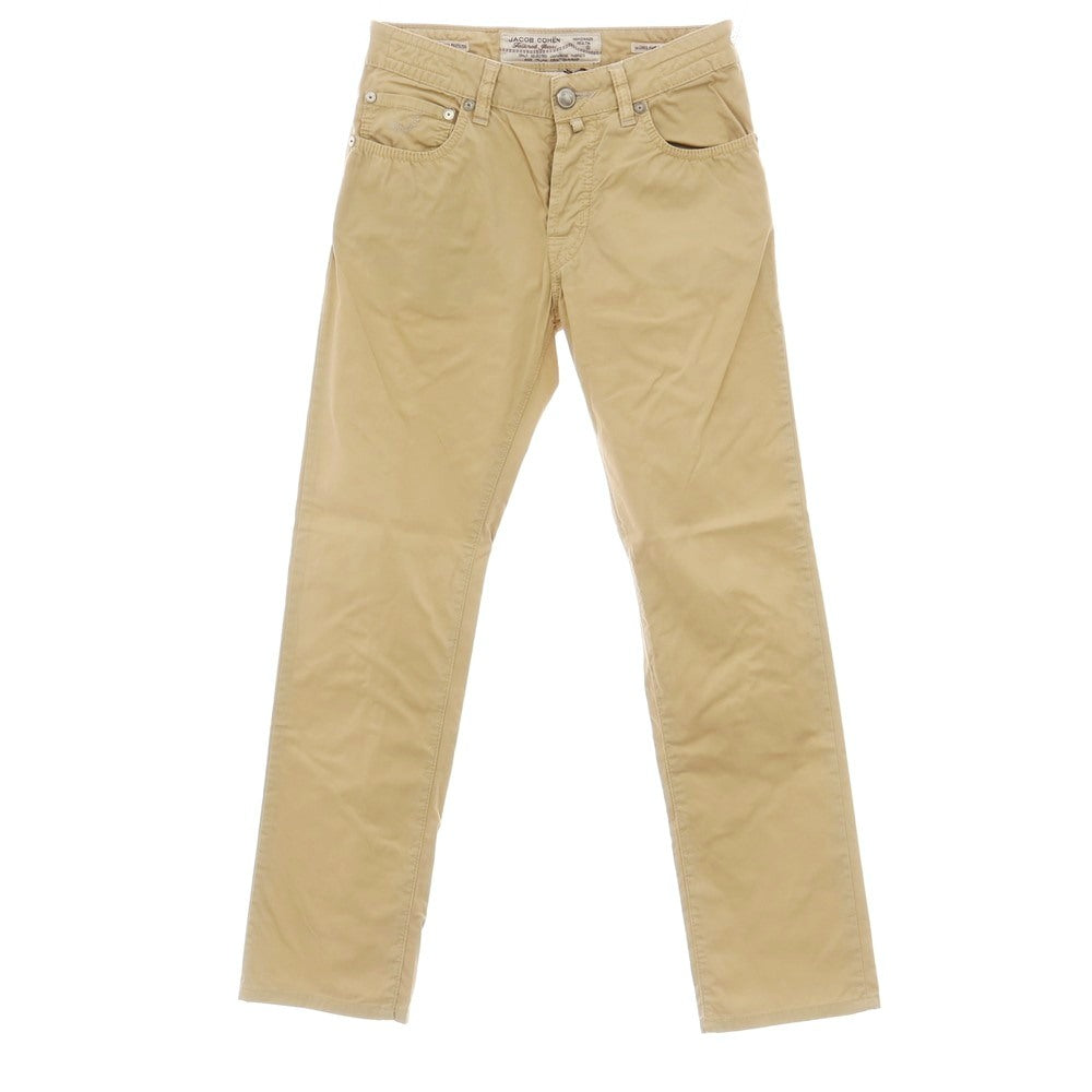 【中古】ヤコブコーエン JACOB COHEN PW688 コットン 5ポケットパンツ ベージュ【サイズ30】【 状態ランクB 】【 メンズ 】