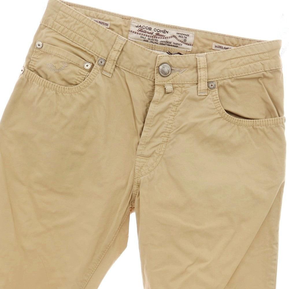 【中古】ヤコブコーエン JACOB COHEN PW688 コットン 5ポケットパンツ ベージュ【サイズ30】【 状態ランクB 】【 メンズ 】