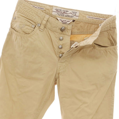 【中古】ヤコブコーエン JACOB COHEN PW688 コットン 5ポケットパンツ ベージュ【サイズ30】【 状態ランクB 】【 メンズ 】